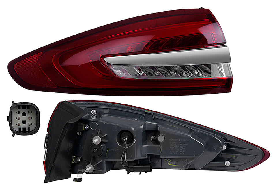Calavera Exterior Con Leds Lado Conductor