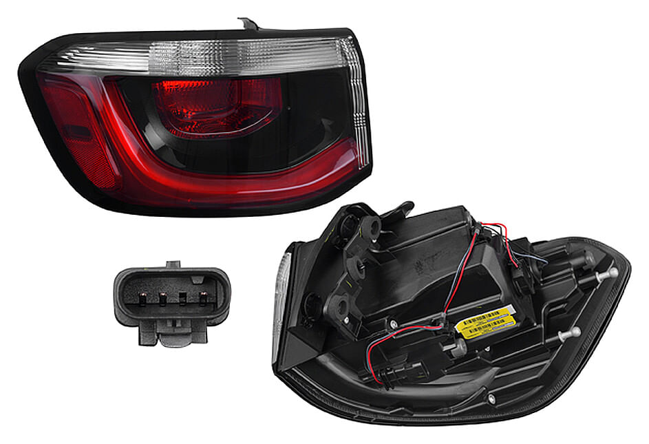 Calavera Exterior Con Leds Lado Conductor
