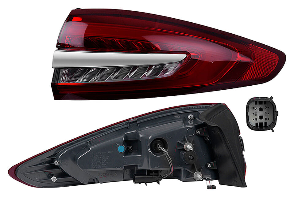 Calavera Exterior Con Leds Lado Pasajero
