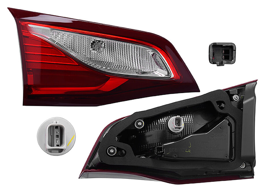 Calavera Interior Con Leds Lado Conductor