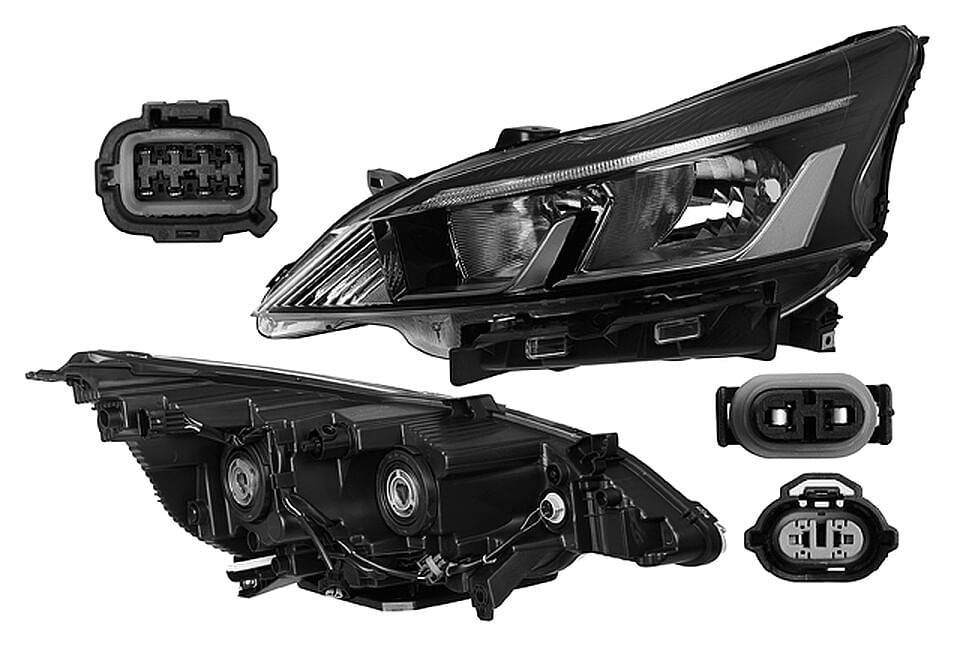 Faro Manual Sin Foco Con Leds Lado Conductor