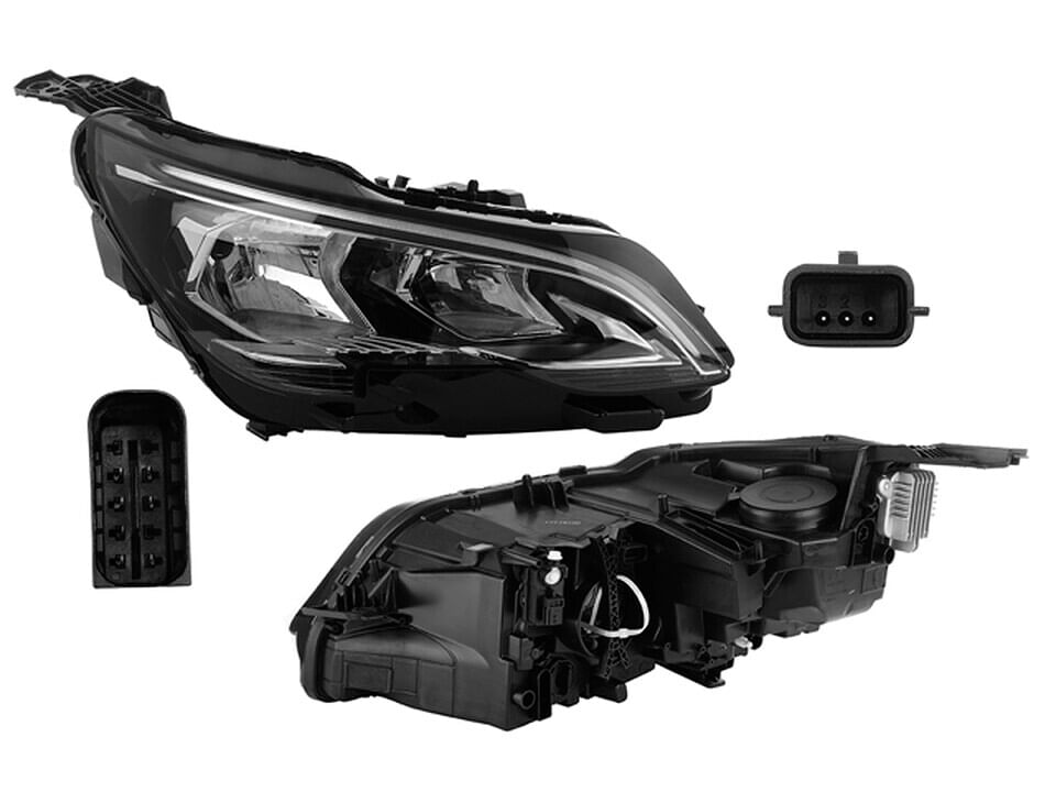 Faro Eléctrico Con Motor Sin Foco Con Leds Lado Pasajero