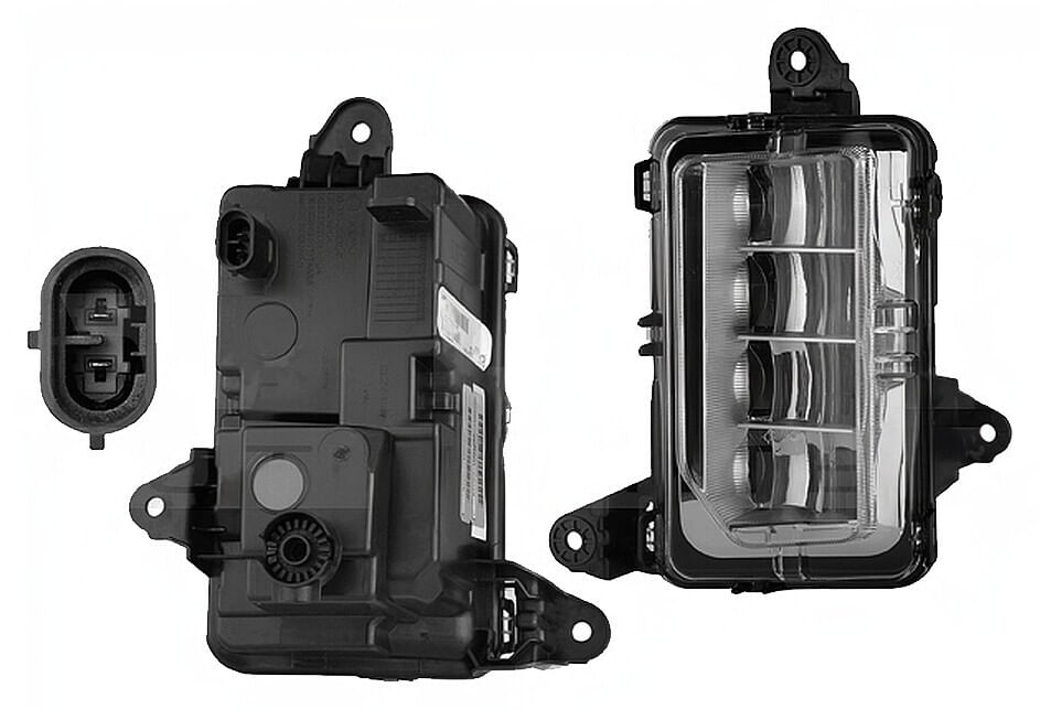 Faro Para Niebla Con Leds Lado Conductor