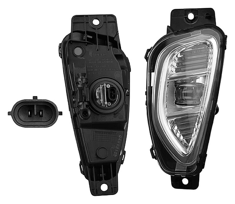 Faro Para Niebla Con Leds Lado Conductor