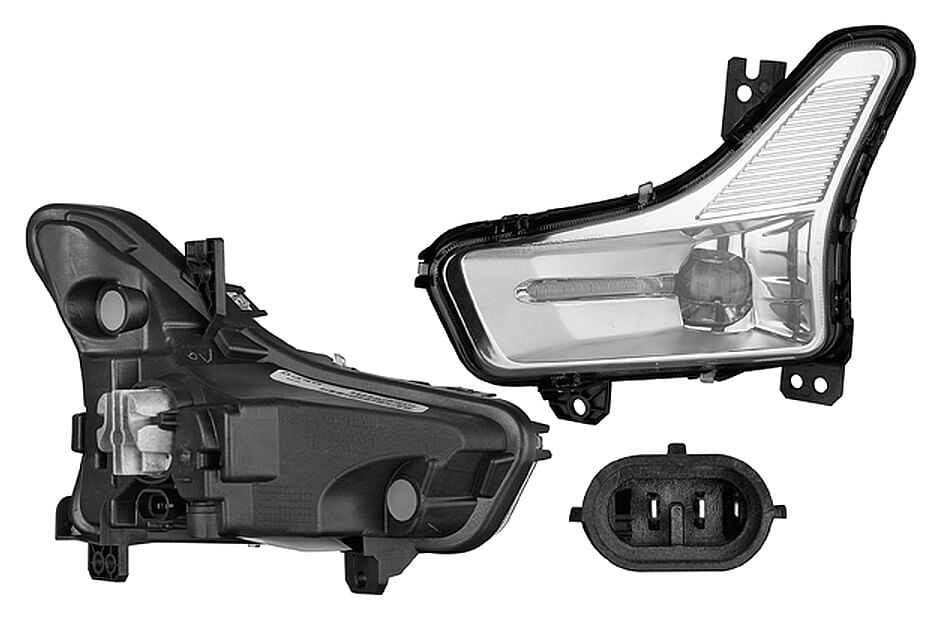 Faro Para Niebla Con Leds Lado Conductor