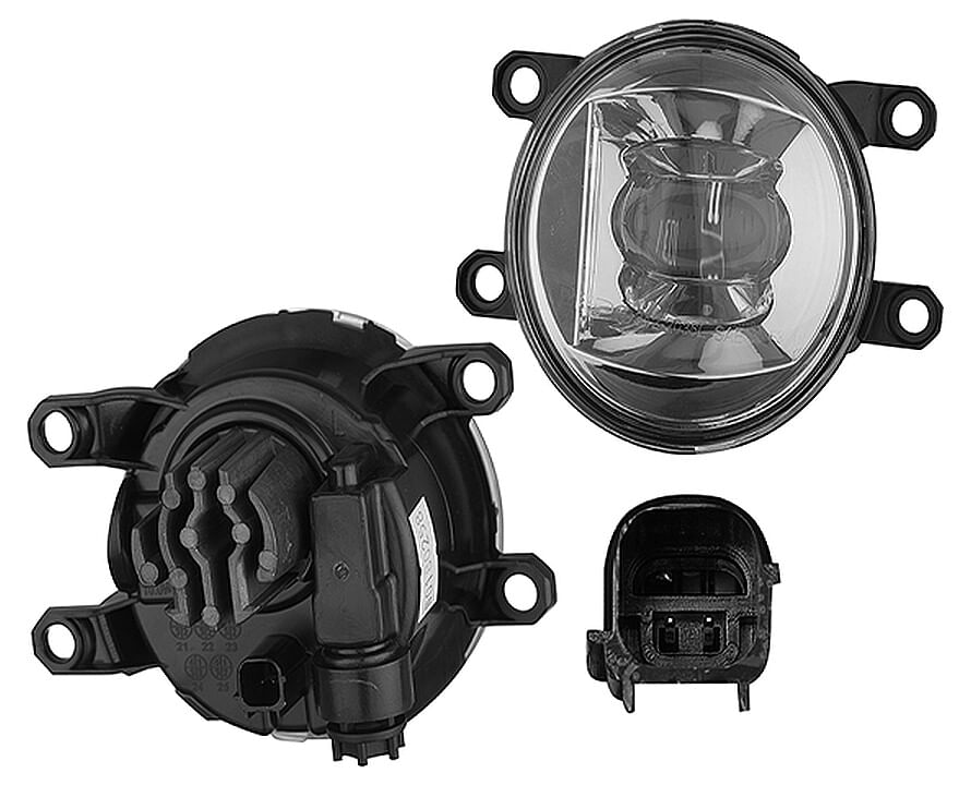 Faro Para Niebla Con Leds Lado Conductor