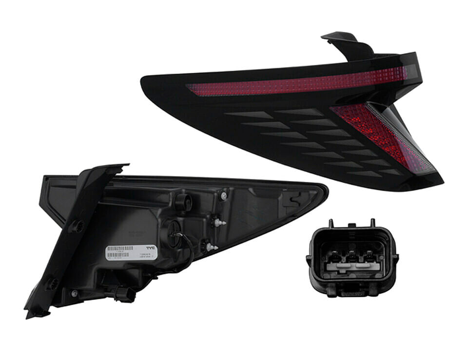 Calavera Exterior Con Leds Lado Conductor