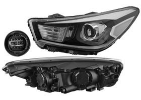 Faro Para Foco Halógeno Sin Foco Con Leds Lado Conductor