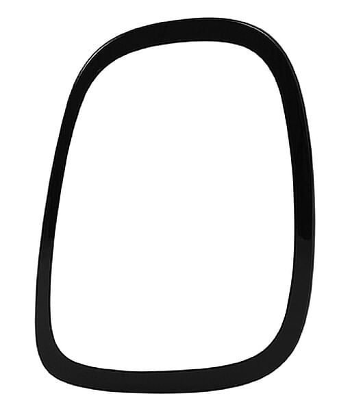 Moldura Para Calavera Negra Lado Pasajero