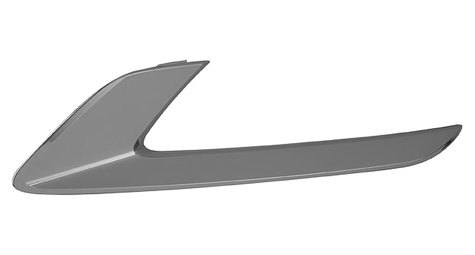 Moldura Para Defensa Delantera Cromada Lado Conductor