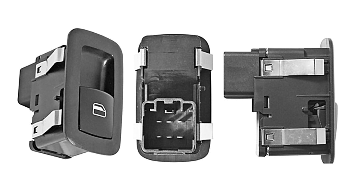 Control Para Cristal Negro 1 Tecla
