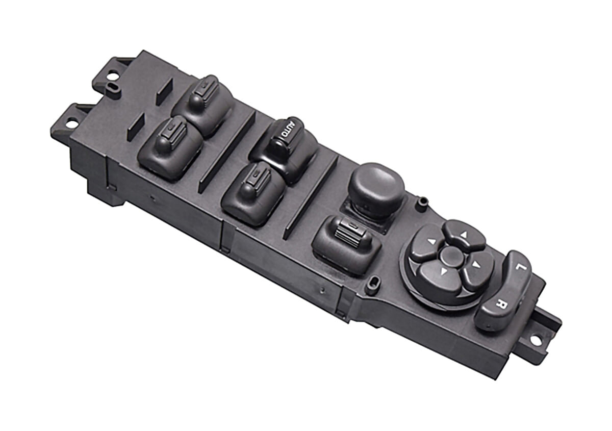 Control Para Cristal Negro 6 Teclas