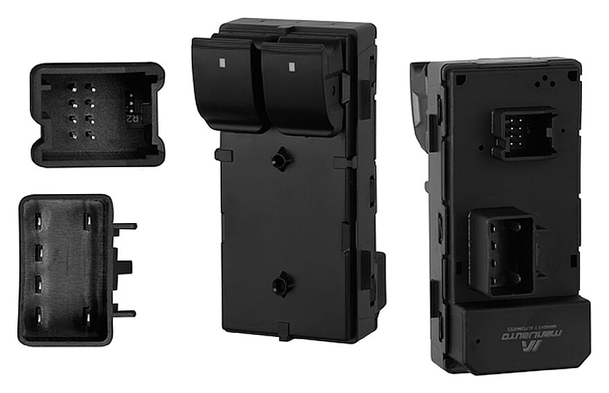 Control Para Cristal Negro 2 Teclas
