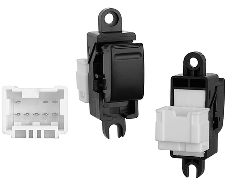 Control Para Cristal Negro 1 Tecla