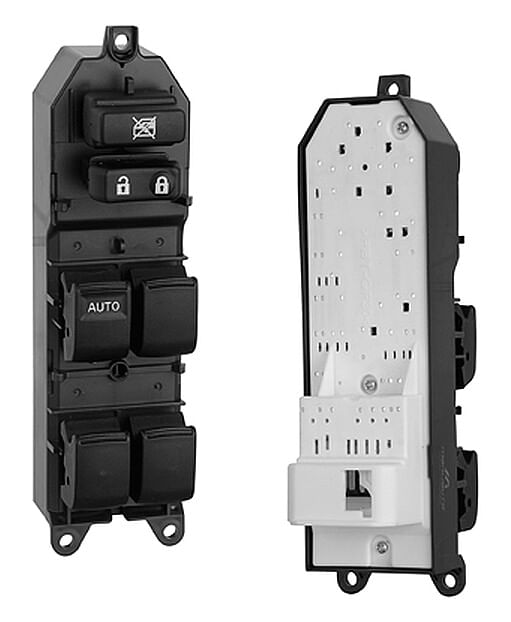 Control Para Cristal Negro 6 Teclas