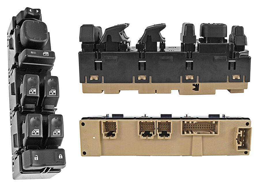 Control Para Cristal Negro 7 Teclas