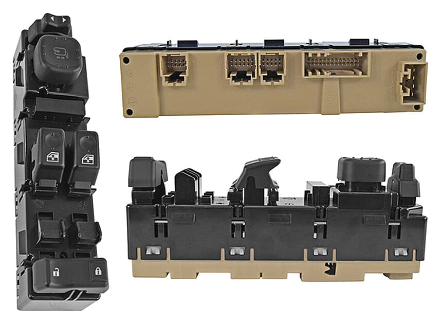 Control Para Cristal Negro 5 Teclas