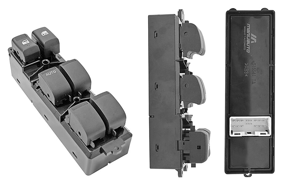 Control Para Cristal Negro 6 Teclas