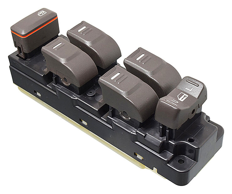 Control Para Cristal Gris 6 Teclas