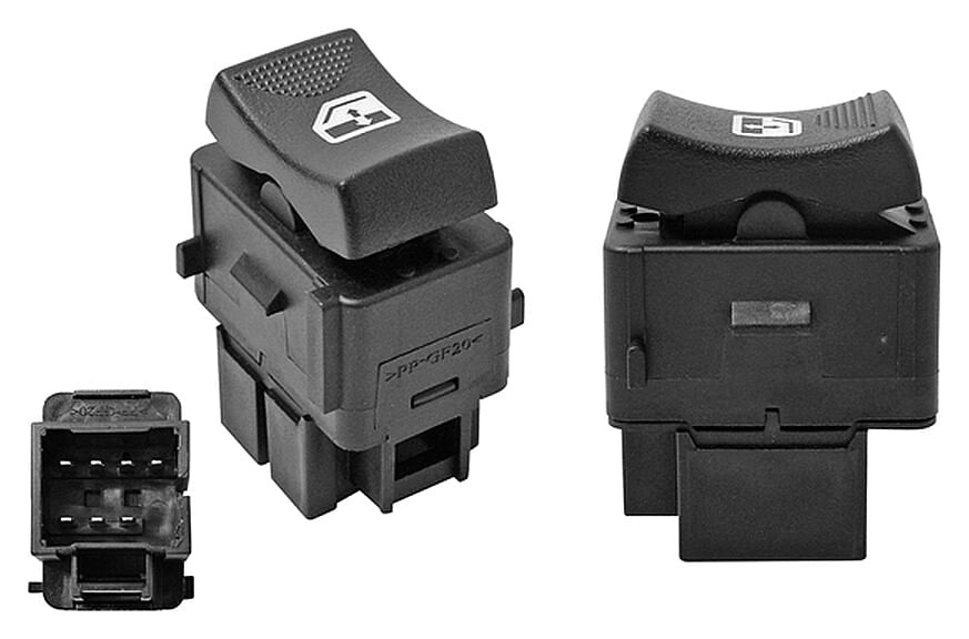 Control Para Cristal Negro 1 Tecla