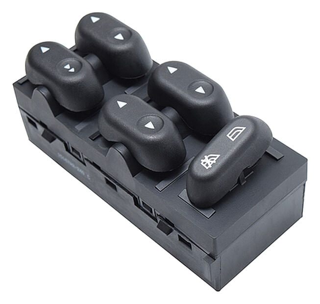 Control Para Cristal Negro 5 Teclas