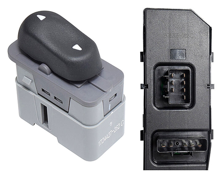 Control Para Cristal Negro 1 Tecla