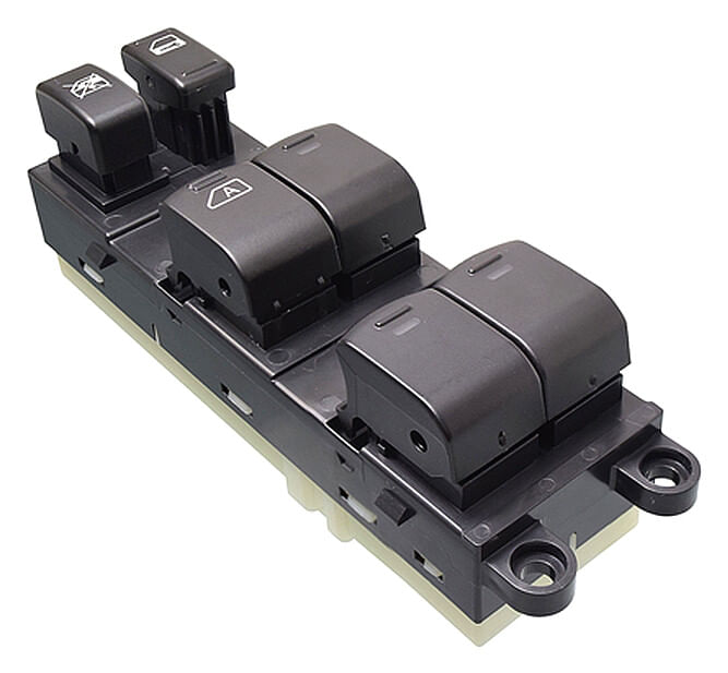 Control Para Cristal Negro 6 Teclas