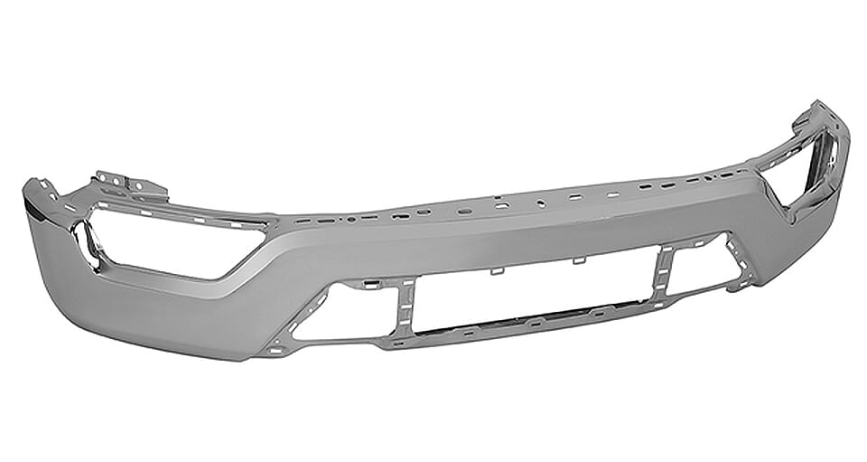 Defensa Delantera Cromada Sin Hoyo Para Sensor