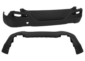 Defensa Trasera Inferior Sin Hoyo Para Moldura