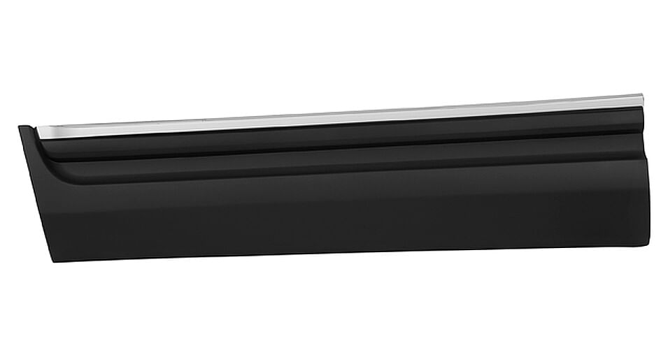 Moldura Para Puerta Delantera Inferior Corrug Con Moldura Cromada Lado Conductor