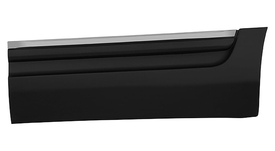 Moldura Para Puerta Trasera Inferior Corrug Con Moldura Cromada Lado Conductor