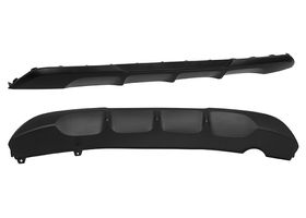 Spoiler Trasero Negro Corrugado