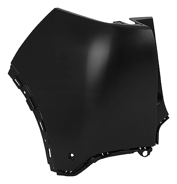 Aleron Defensa Trasera Para Pintar C/Hoyo P/Sensor Lado Conductor