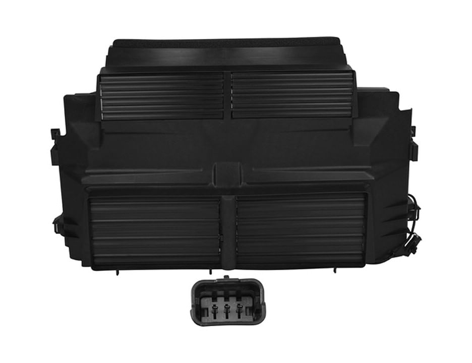 Rejilla De Control Activo De Parrilla Superior Interior Negra Con Motor
