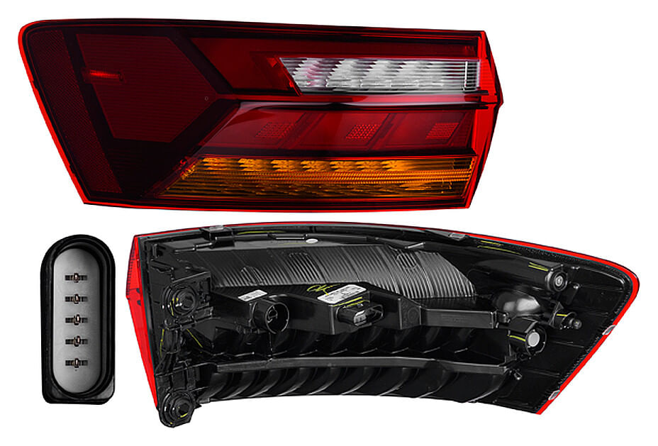 Calavera Exterior Con Leds Lado Conductor