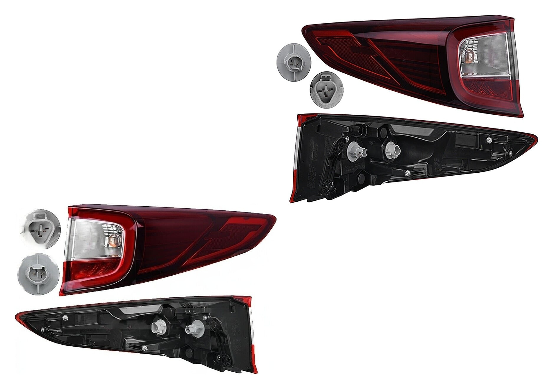 Par De Calaveras Exteriores Con Leds