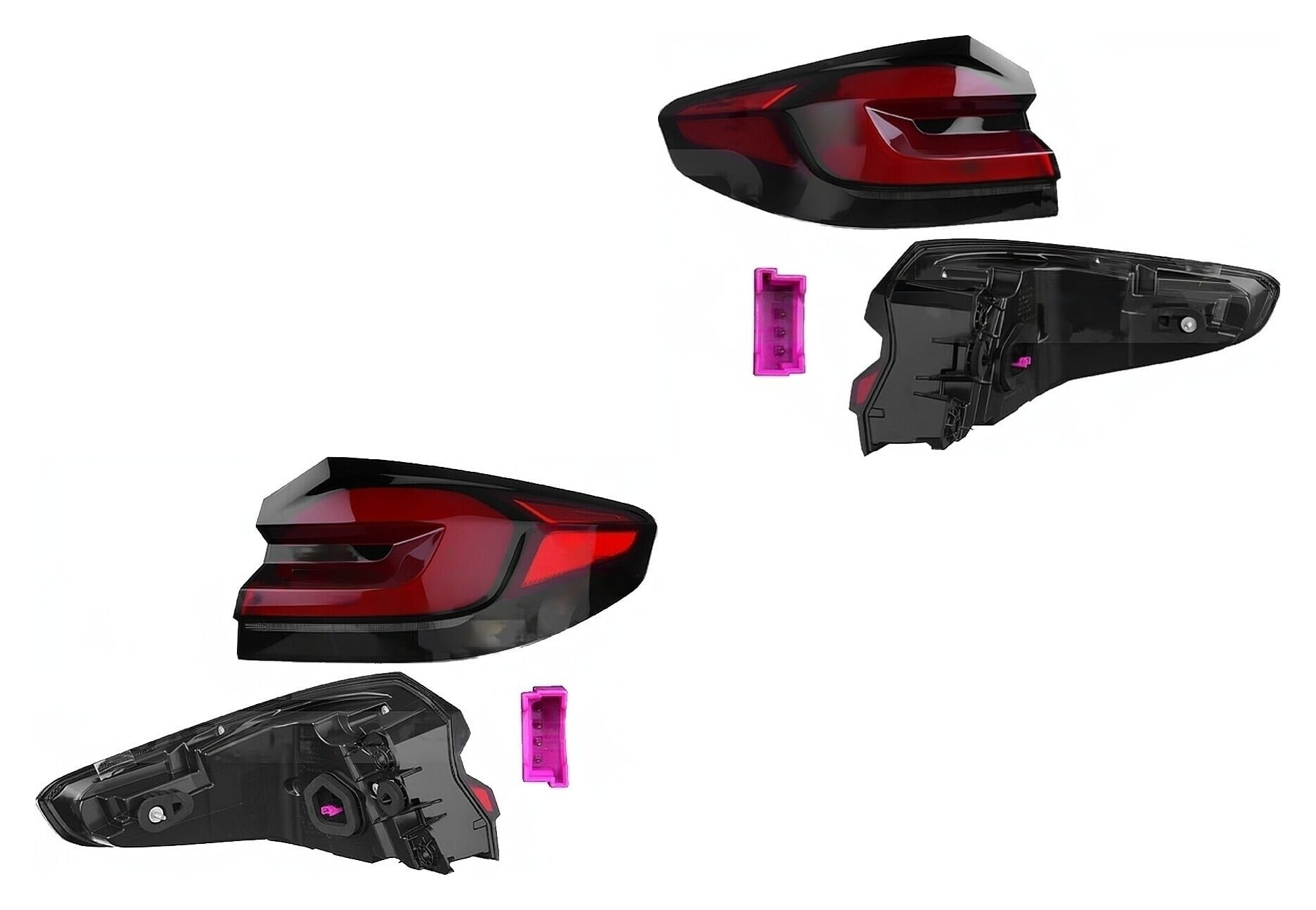 Par De Calaveras Exteriores Con Leds
