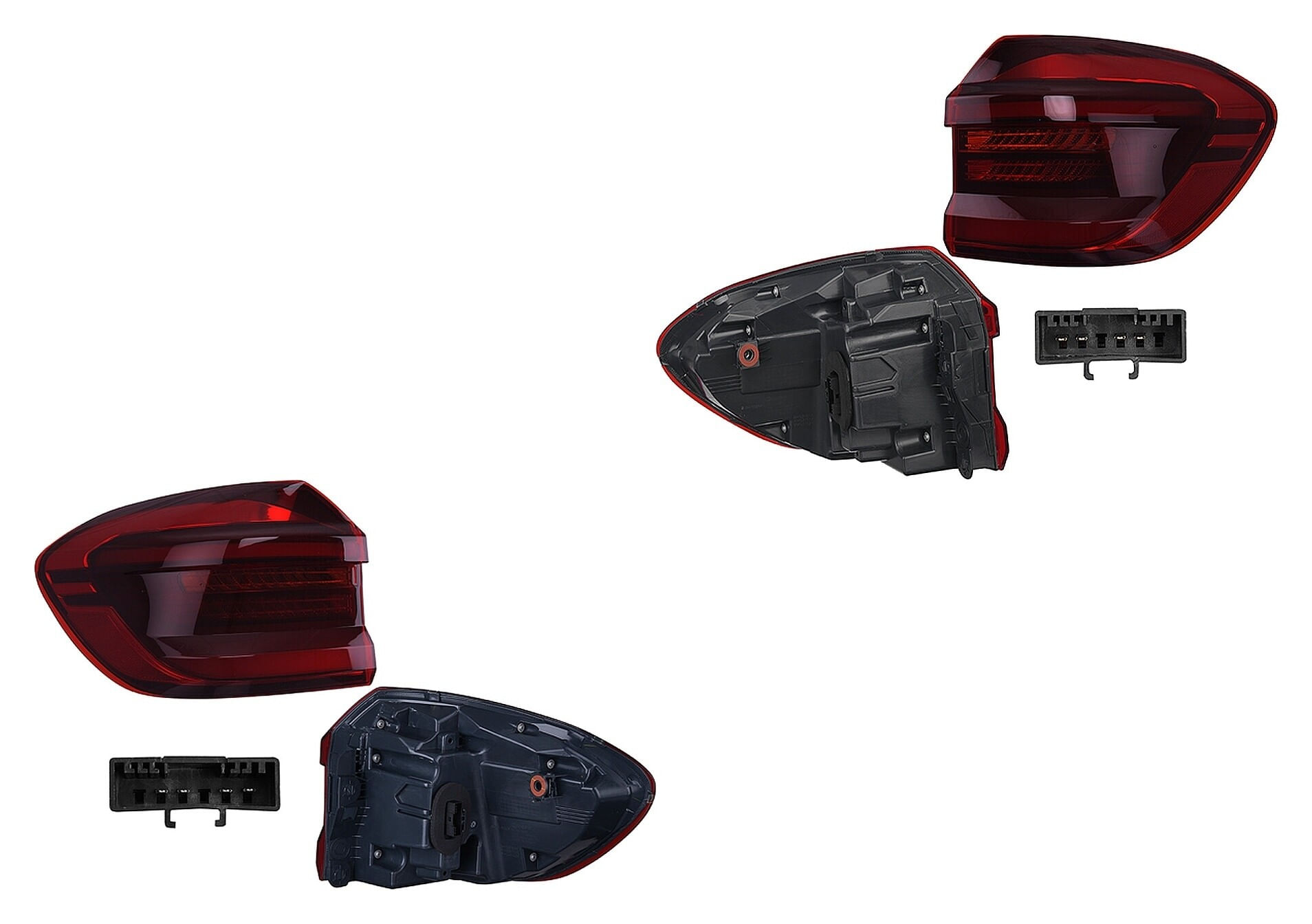 Par De Calaveras Exteriores Con Leds