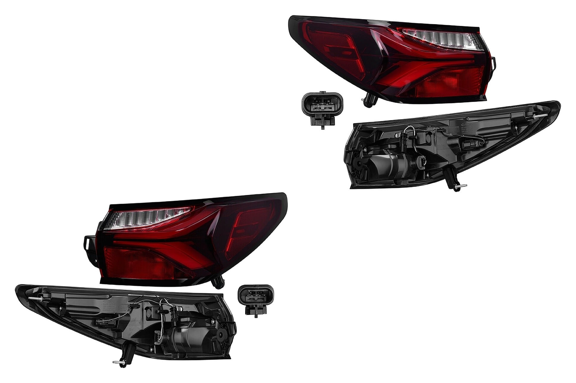 Par De Calaveras Exteriores Con Leds