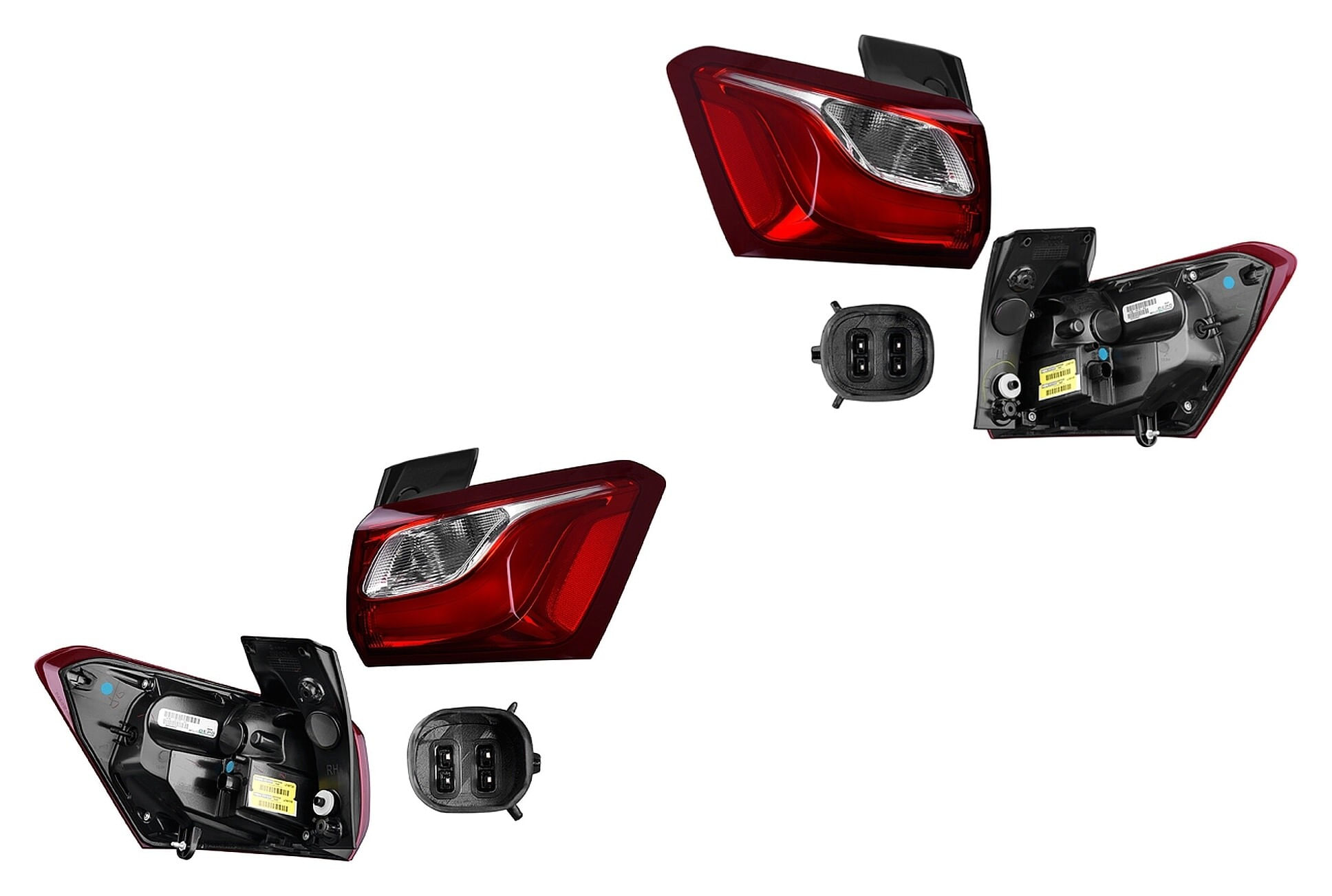 Par De Calaveras Exteriores Con Leds