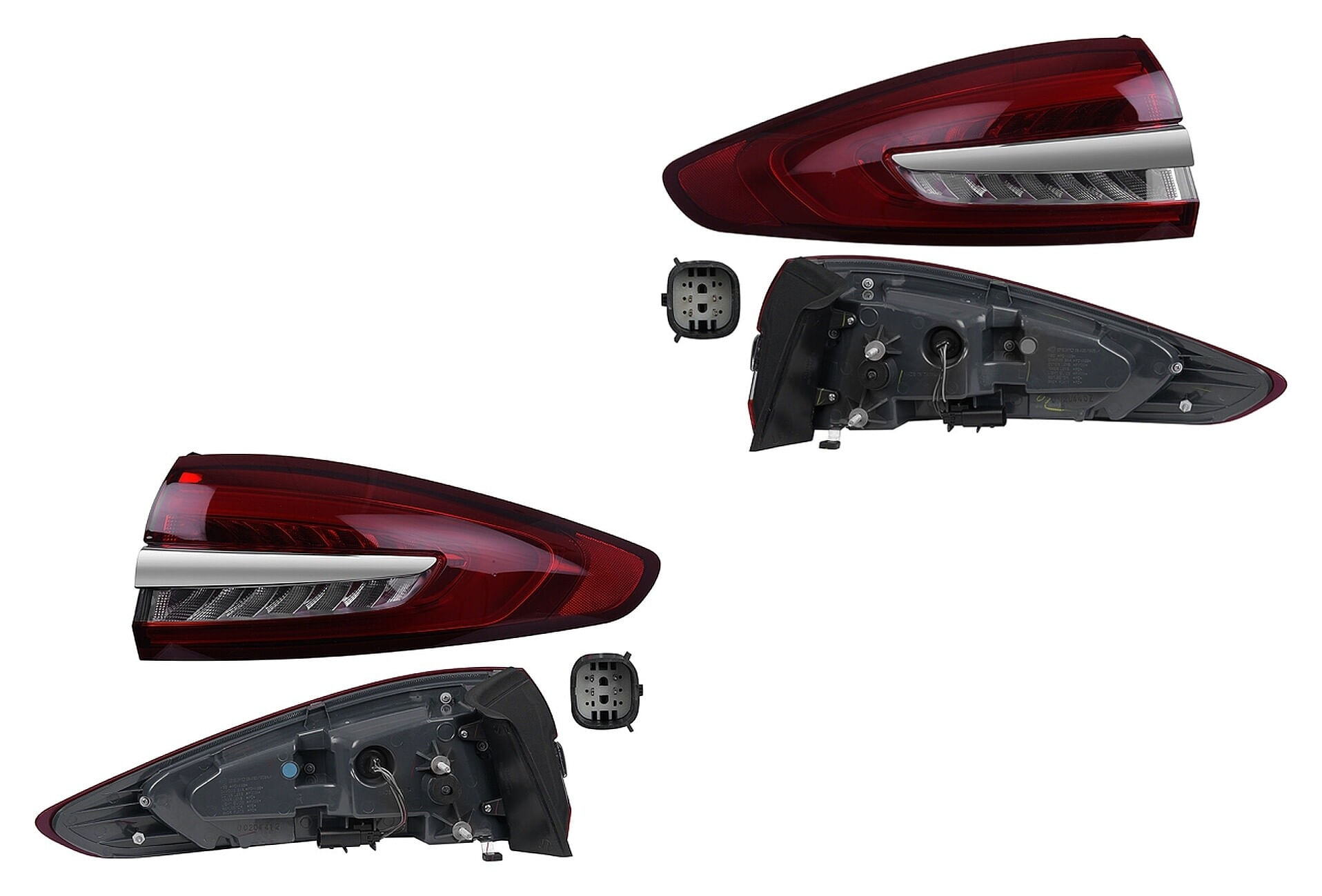Par De Calaveras Exteriores Con Leds