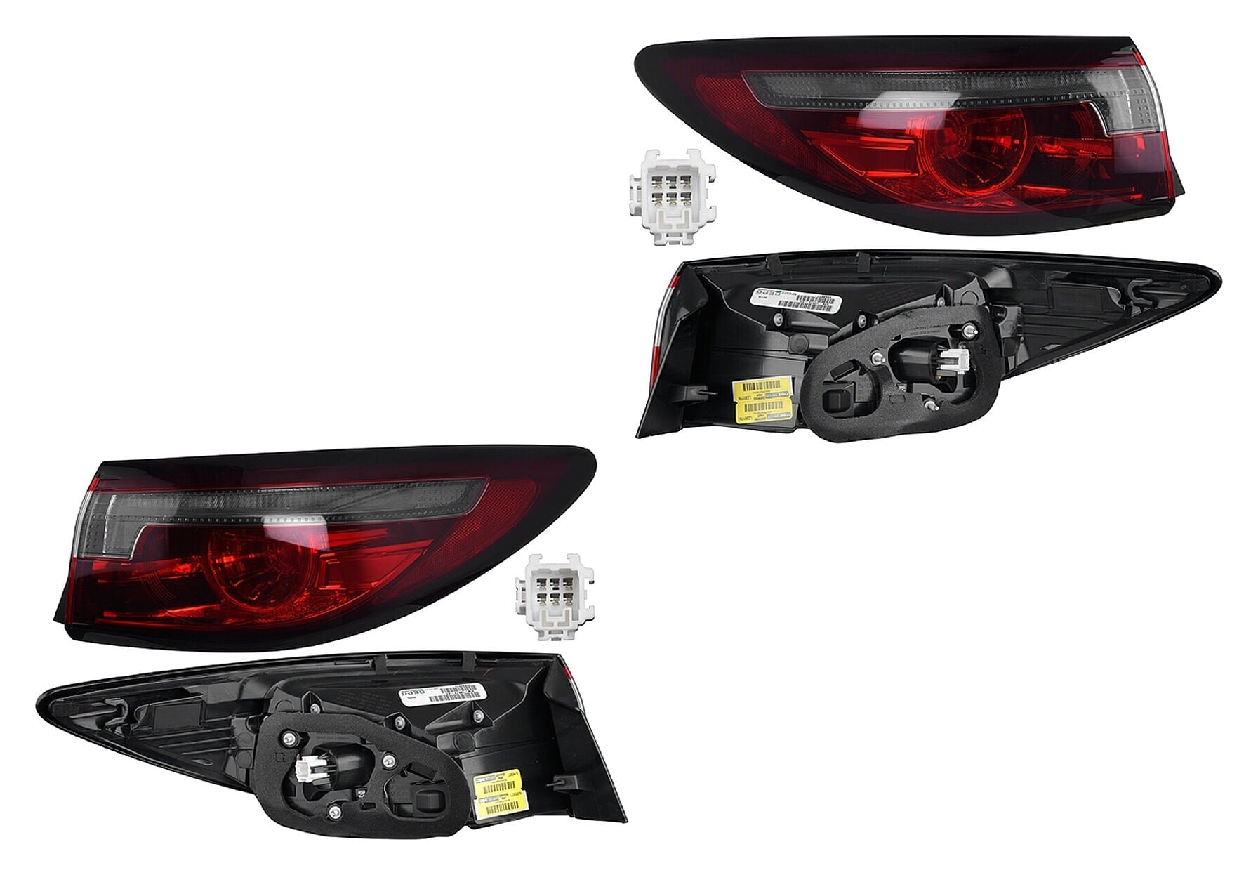 Par De Calaveras Exteriores Con Leds