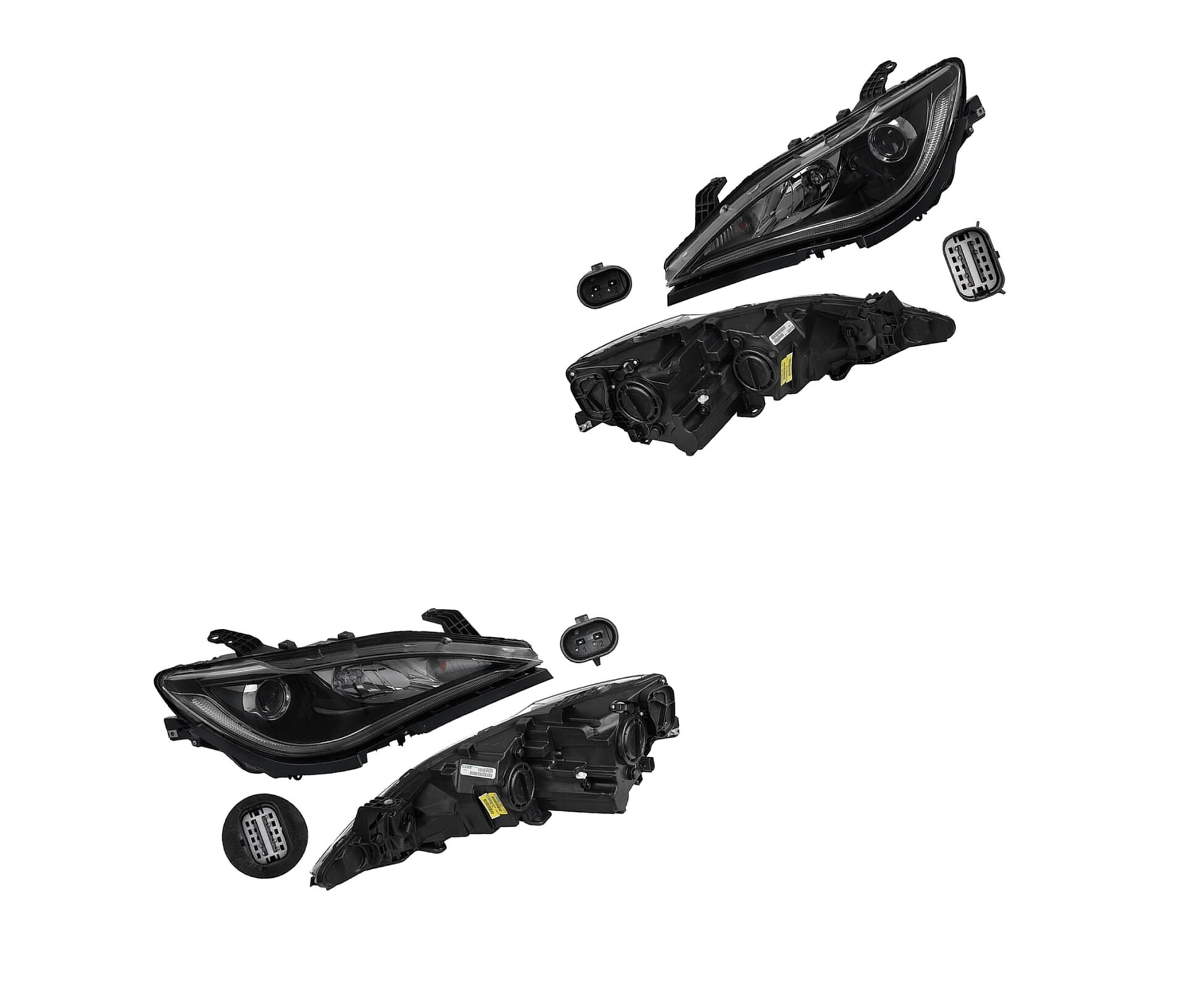 Par De Faros Para Foco Halógeno