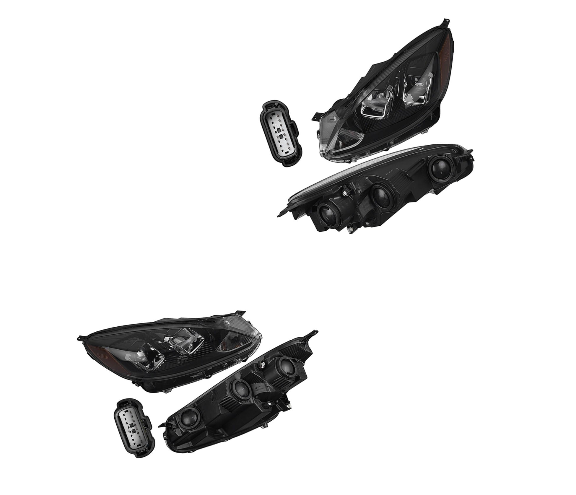 Par De Faros Para Foco Halógeno