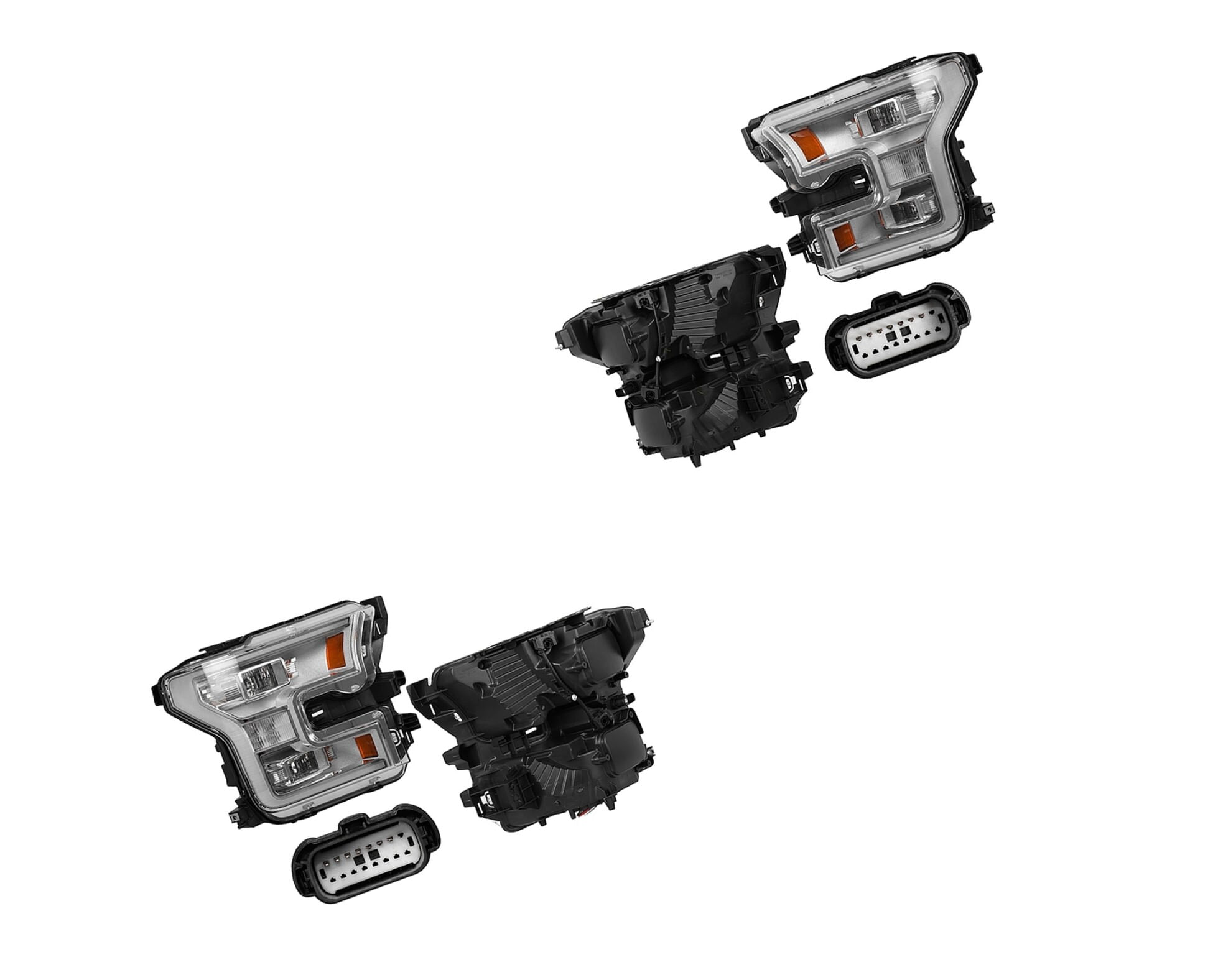 Par De Faros Con Leds