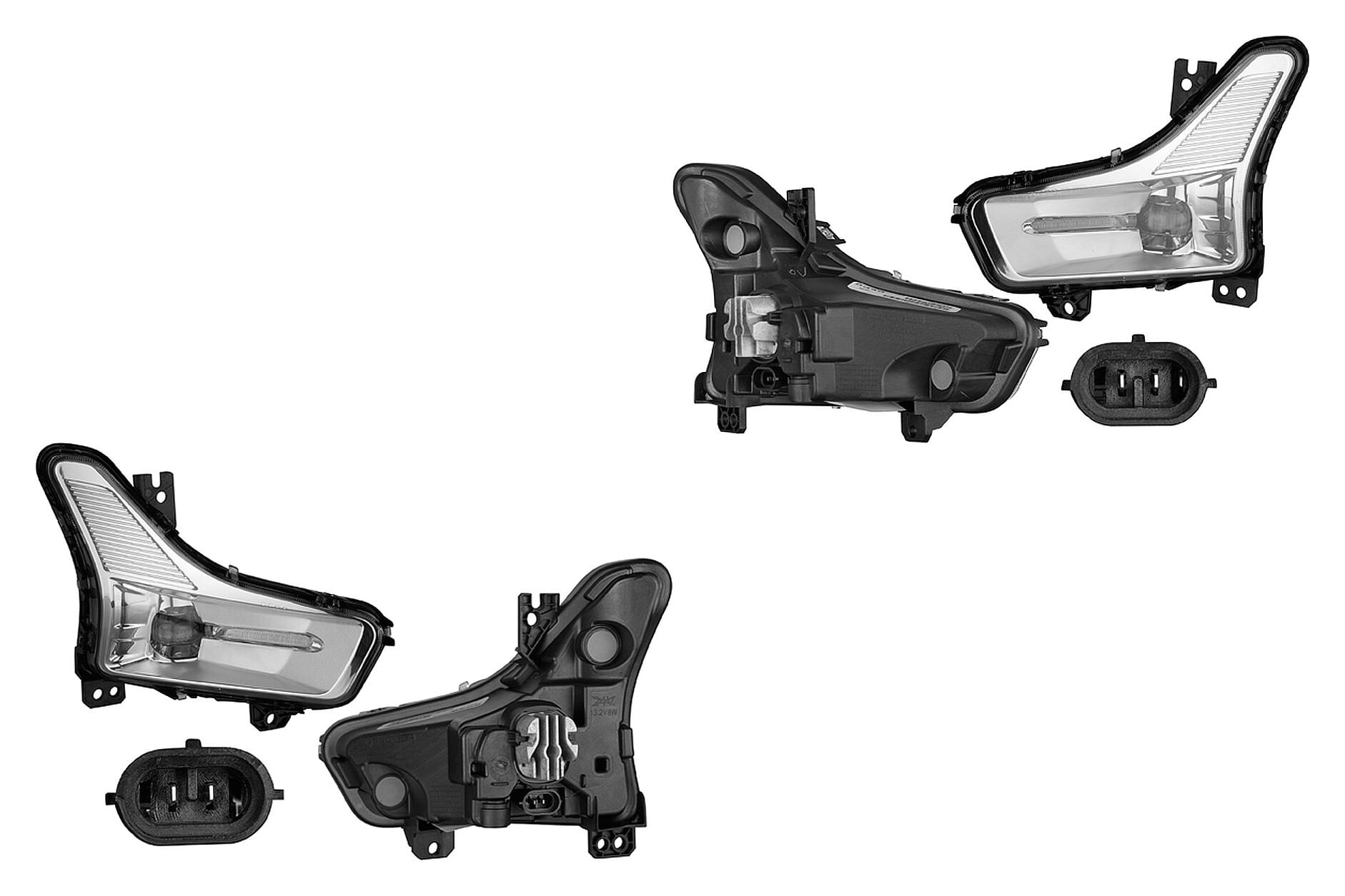 Par De Faros Para Niebla Con Leds