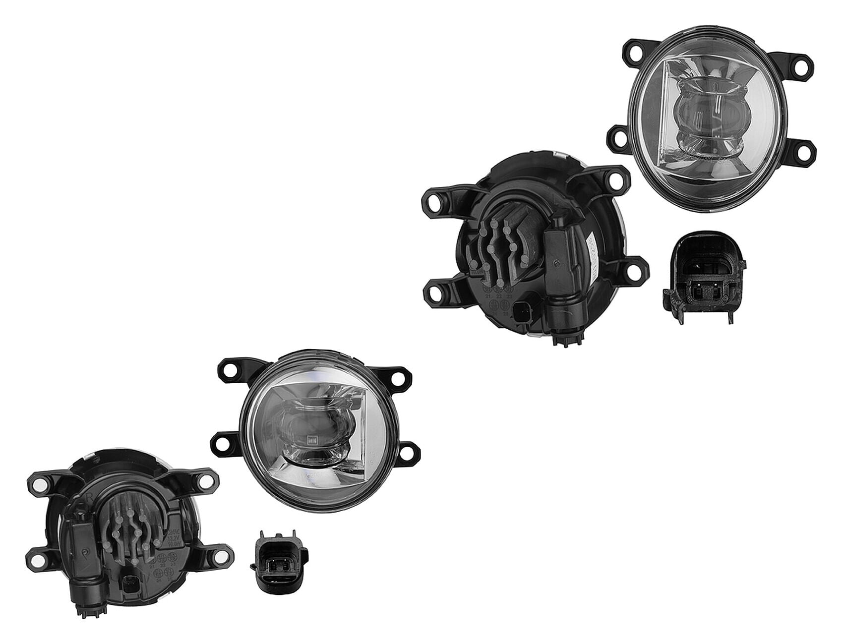 Par De Faros Para Niebla Con Leds