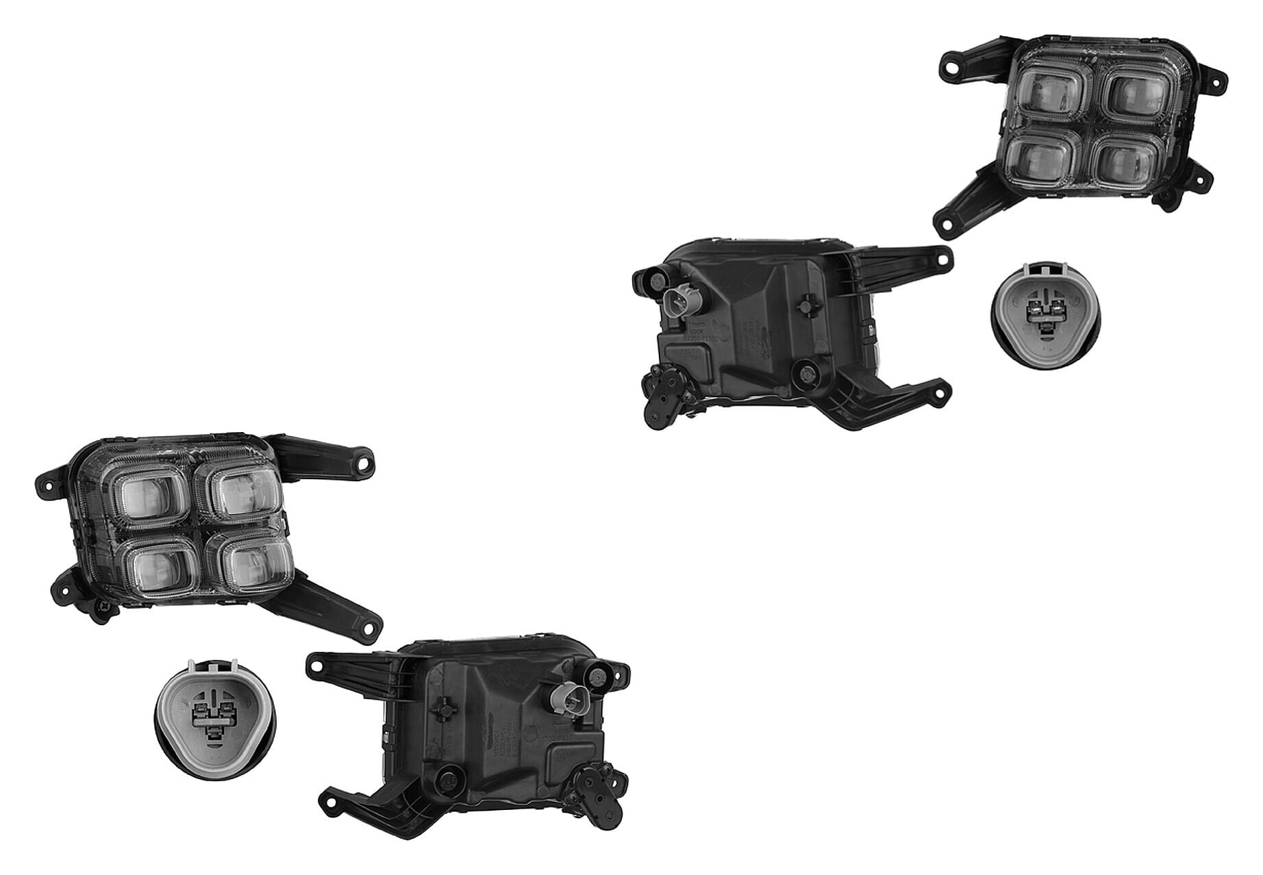 Par De Faros Para Niebla Led Con Leds