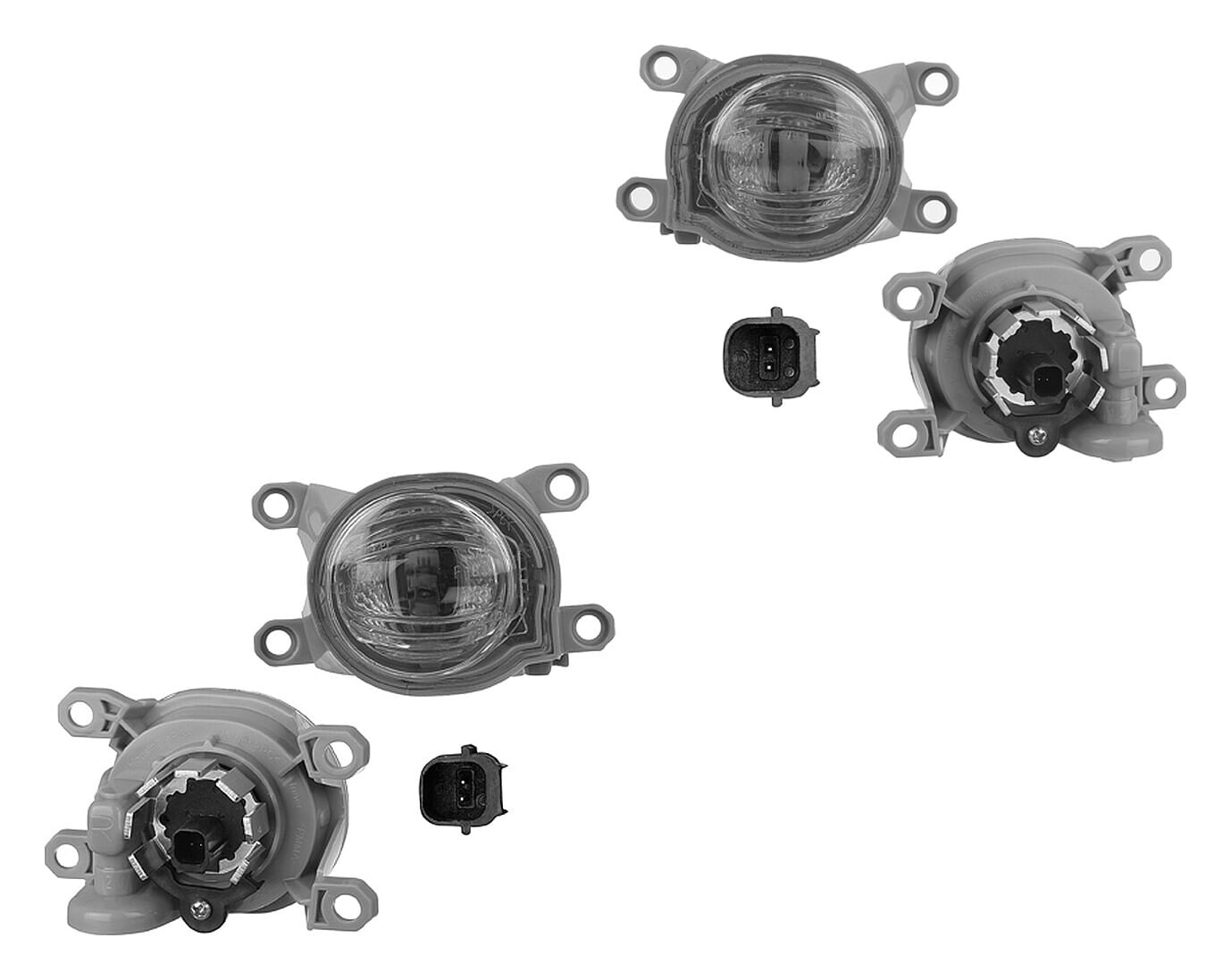 Par De Faros Para Niebla Led Con Leds