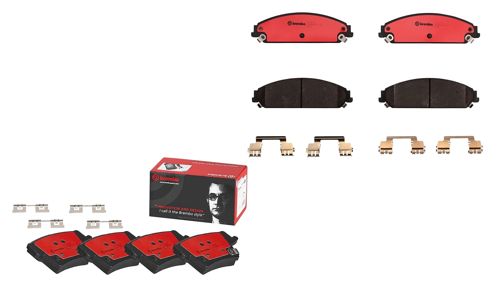Kit De Balatas Ceramicas Delanteras y Traseras